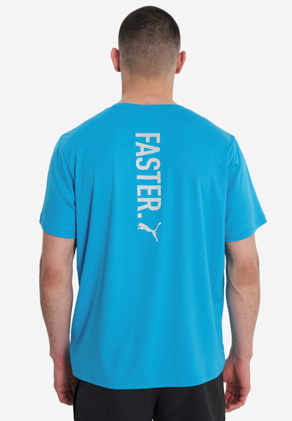 Футболка мужская PUMA Graphics Running Faster, Голубой