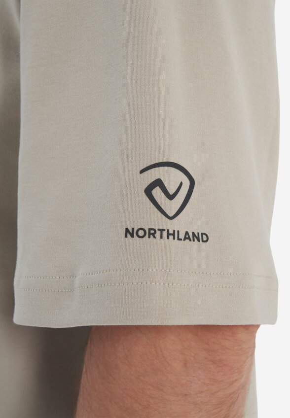 Футболка мужская оверсайз Northland, Бежевый