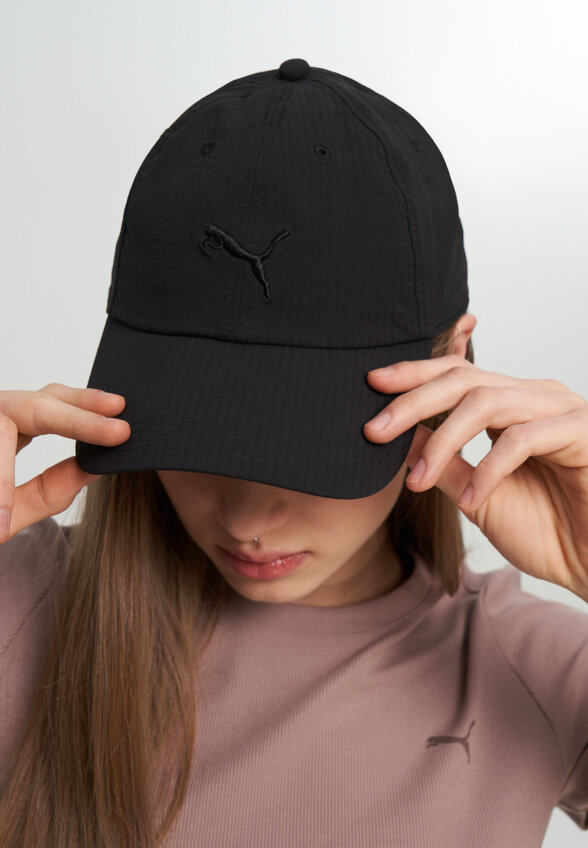 Бейсболка PUMA Premium Ess Seersucker, Черный