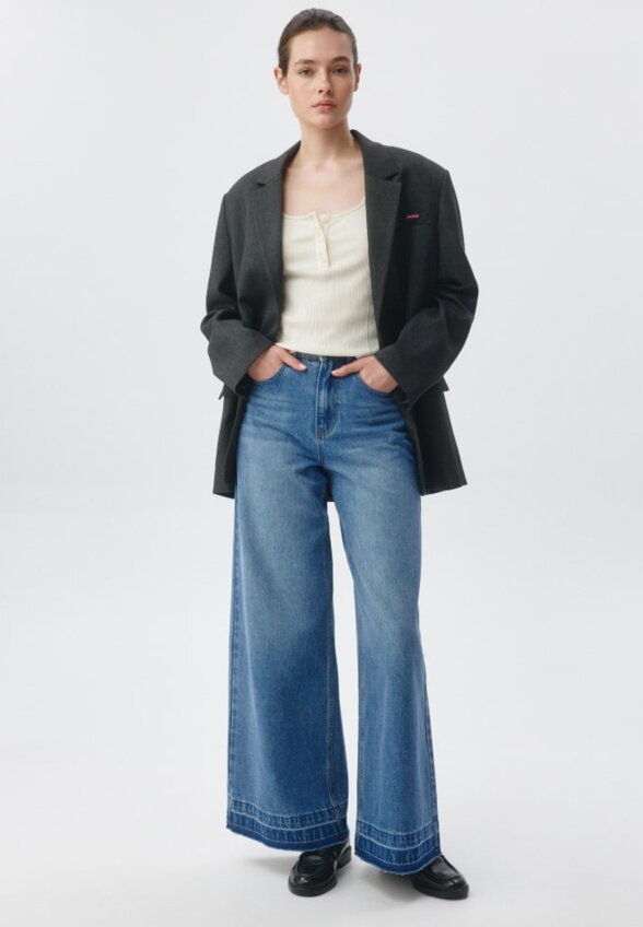 Джинсы WIDE LEG