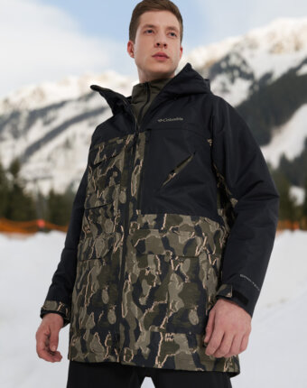 Куртка горнолыжная мужская Columbia Coreshot Printed Jacket, Зеленый женщинам