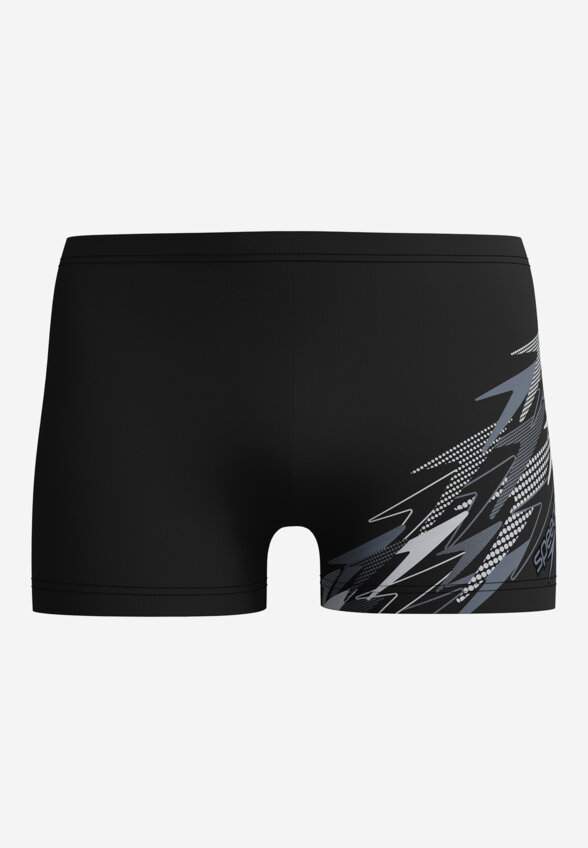 Плавки-шорты мужские Speedo Medley Logo Aquashort Blk/Red, Черный