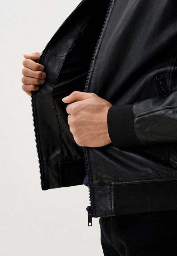 Куртка кожаная Urban Fashion for Men
