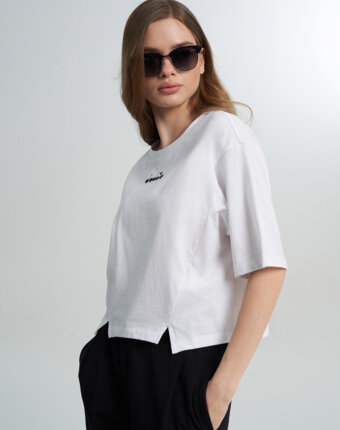 Футболка женская Diadora, Белый женщинам