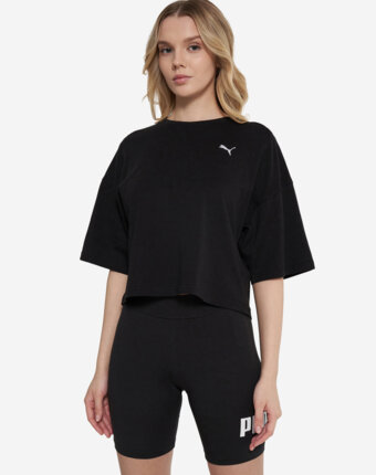 Футболка женская PUMA Wardrobe Ess, Черный женщинам