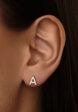 Моносерьга в виде буквы А MIESTILO MIE1  - превью