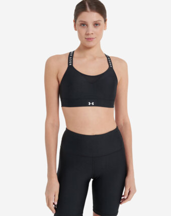 Топ бра спортивный Under Armour Infinity, Черный женщинам