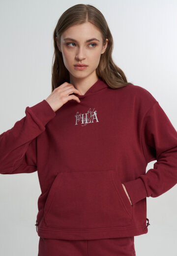 Худи женское FILA, Красный