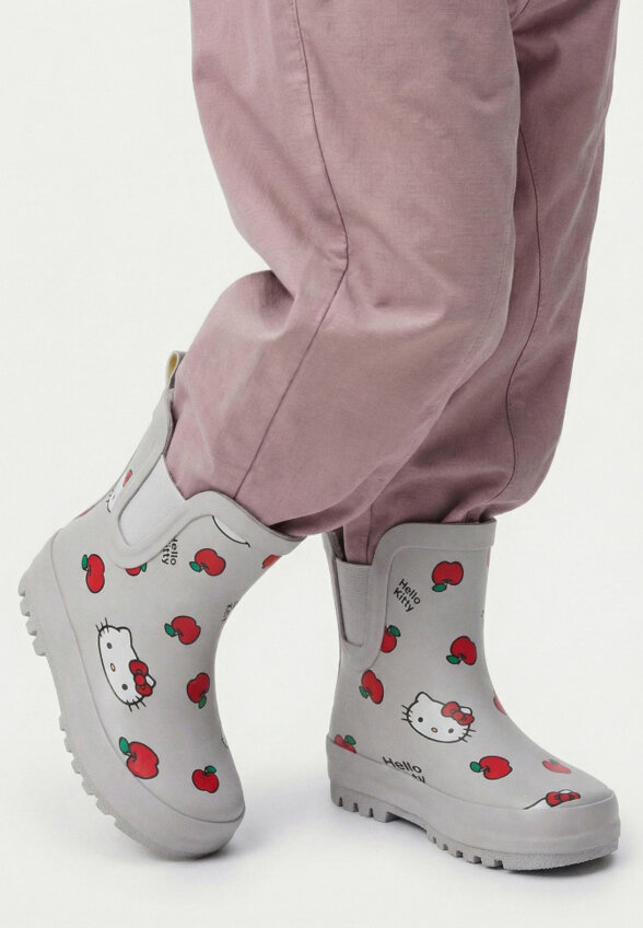 Резиновые ботинки c принтом Hello Kitty для девочек