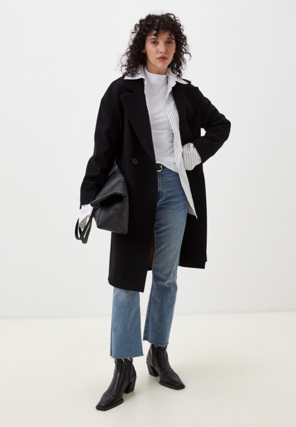 Пальто двубортное Sinar