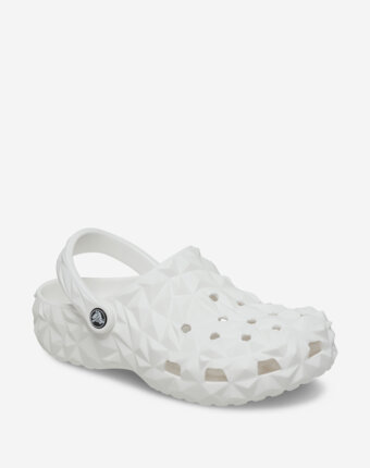 Сабо женские Crocs Classic Geometric Clog, Белый женщинам