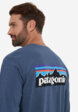 Лонгслив мужской Patagonia Logo, Синий5  - превью
