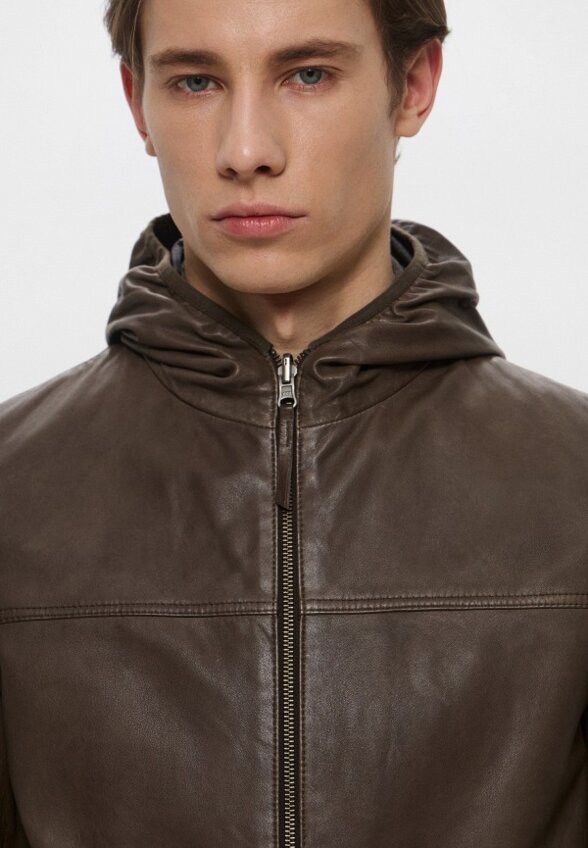 Куртка кожаная Blouson