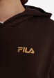 Худи женское оверсайз FILA, Коричневый8  - превью
