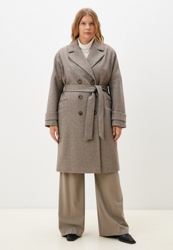 Пальто двубортное Meltem Collection