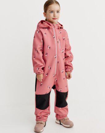 Комбинезон из Softshell на флисе для девочек детям