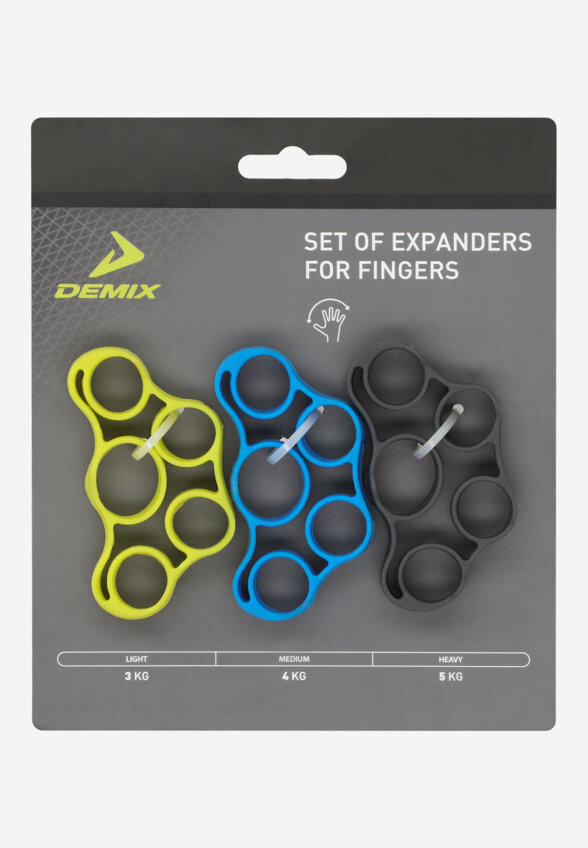 Набор эспандеров для пальцев Demix, Мультицвет