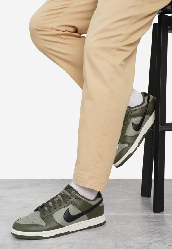 Кеды мужские Nike Dunk Low Retro, Зеленый