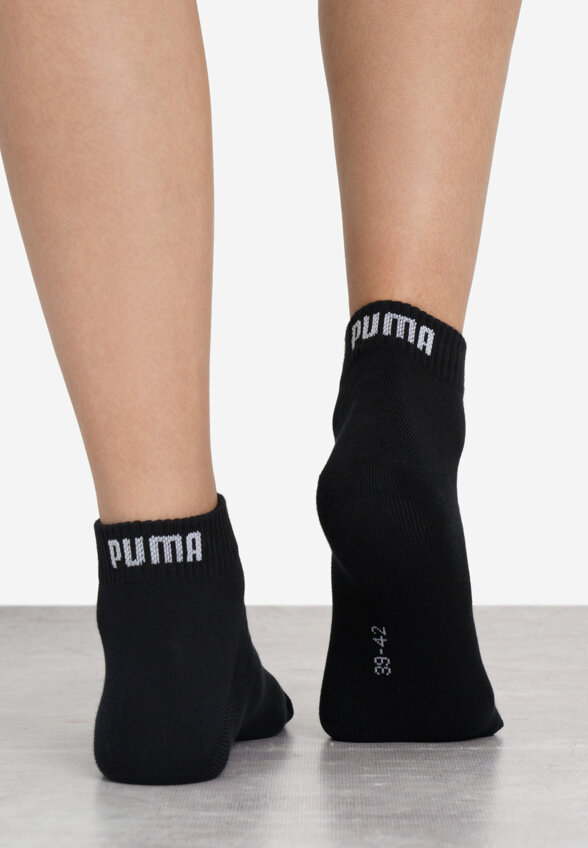Носки PUMA Quarter, 3 пары, Черный