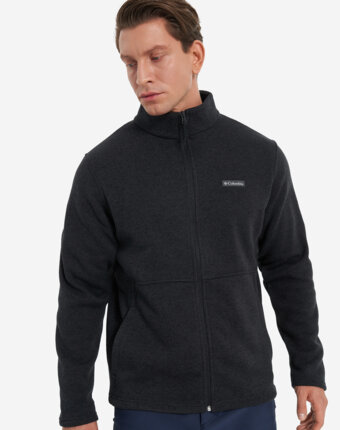 Джемпер флисовый мужской Columbia Alto Pass Full Zip Fleece, Черный женщинам
