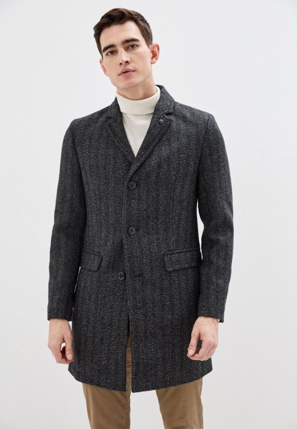 Пальто однобортное Bazioni