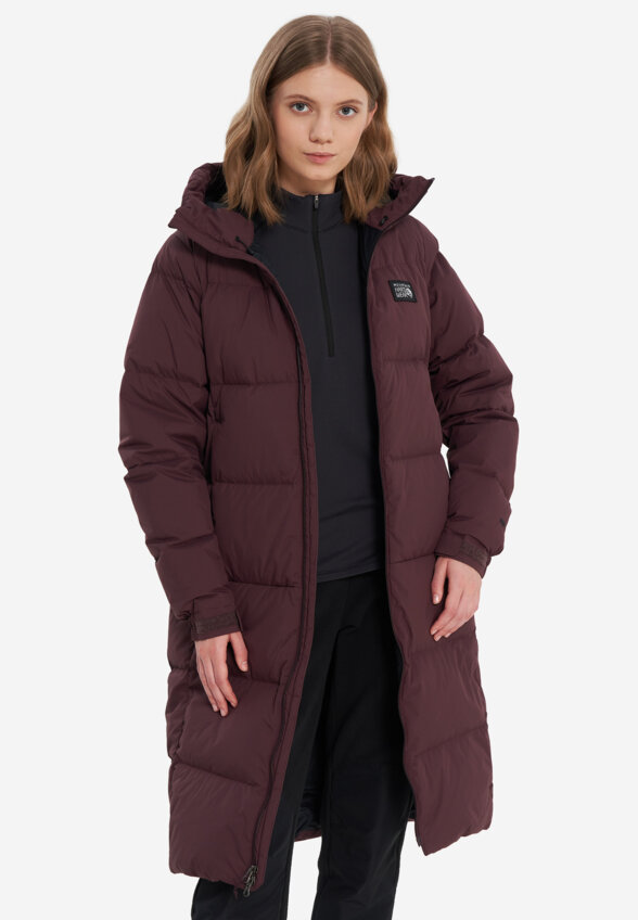 Пуховик женский Mountain Hardwear Nevadan Down Long Parka, Фиолетовый