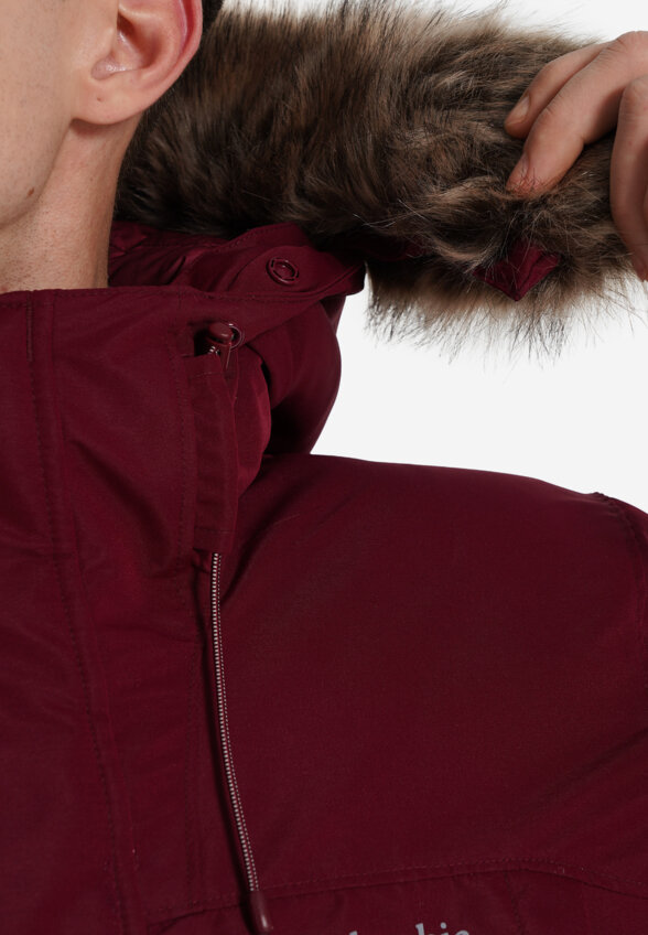 Пуховик мужской Columbia Marquam Peak III Parka, Красный