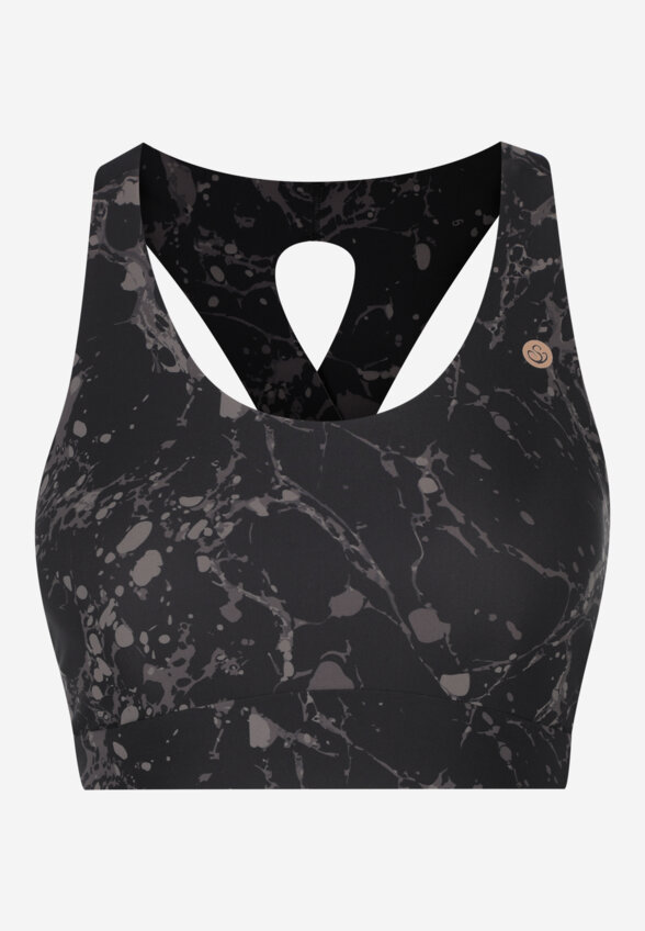Топ бра спортивный Sensana, Черный