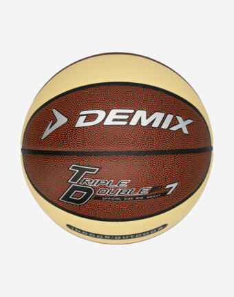 Мяч баскетбольный Demix Triple Double 7, Коричневый женщинам