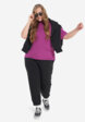 Брюки женские оверсайз Demix, Plus Size, Черный5  - превью