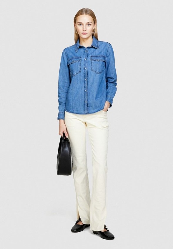 Рубашка джинсовая Sisley