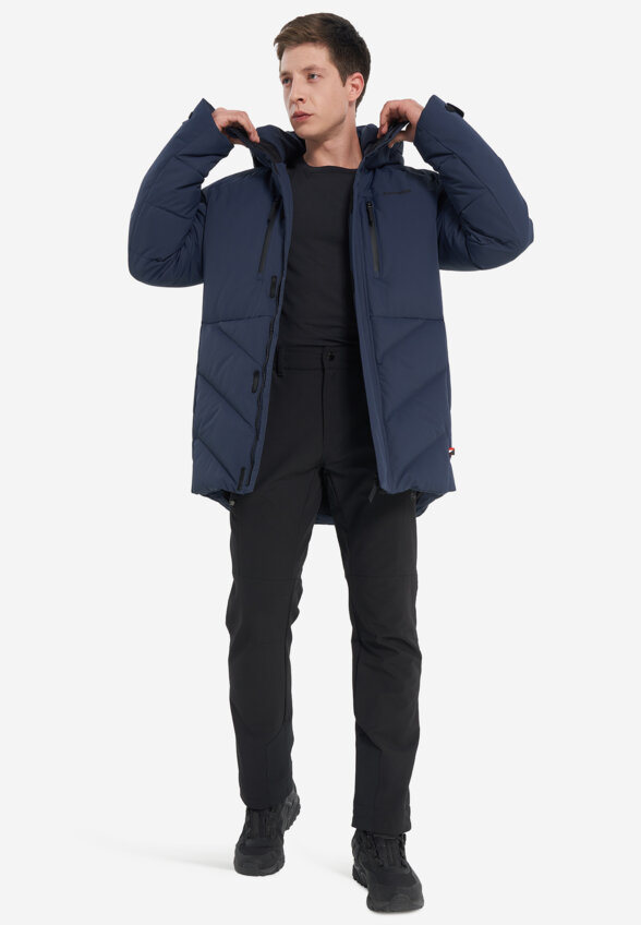 Пуховик мужской Zanier, Синий