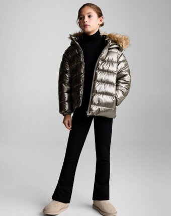 Куртка утепленная Mango Kids детям