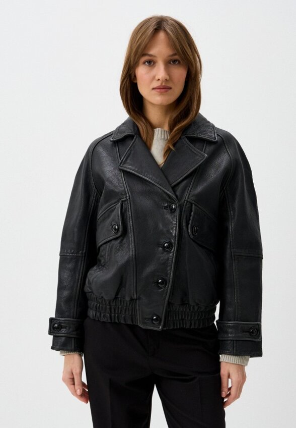 Куртка кожаная Снежная Королева