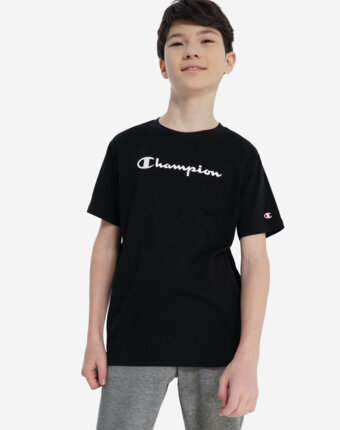 Футболка для мальчиков Champion, Черный женщинам