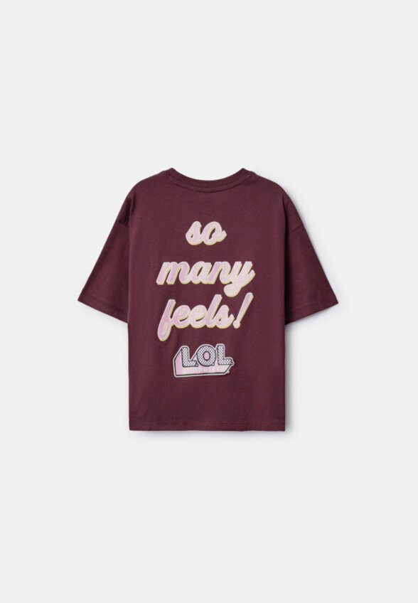 Футболка оверсайз для девочек из коллекции SELA × L.O.L.