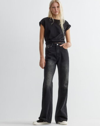 Джинсы WIDE LEG TALL из органического хлопка женщинам