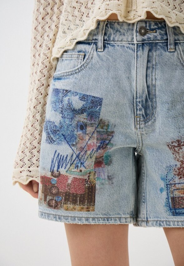 Шорты джинсовые Desigual
