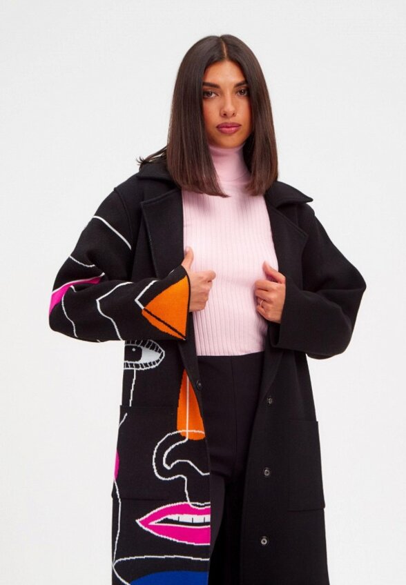 Пальто однобортное Veshalka