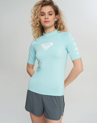 Рашгард женский Roxy Whole Hearted, Голубой женщинам