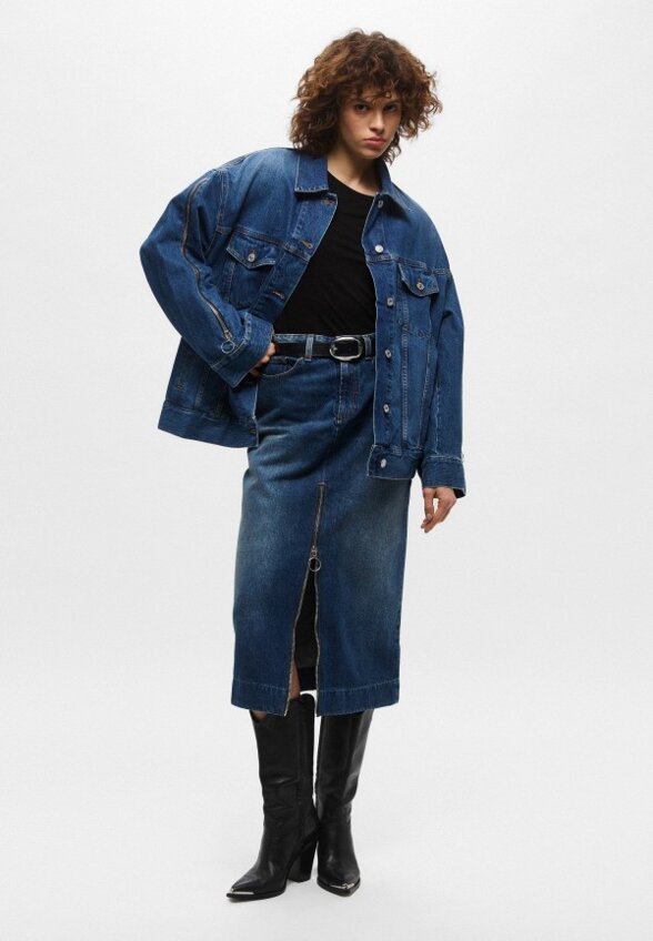 Юбка джинсовая 7 For All Mankind