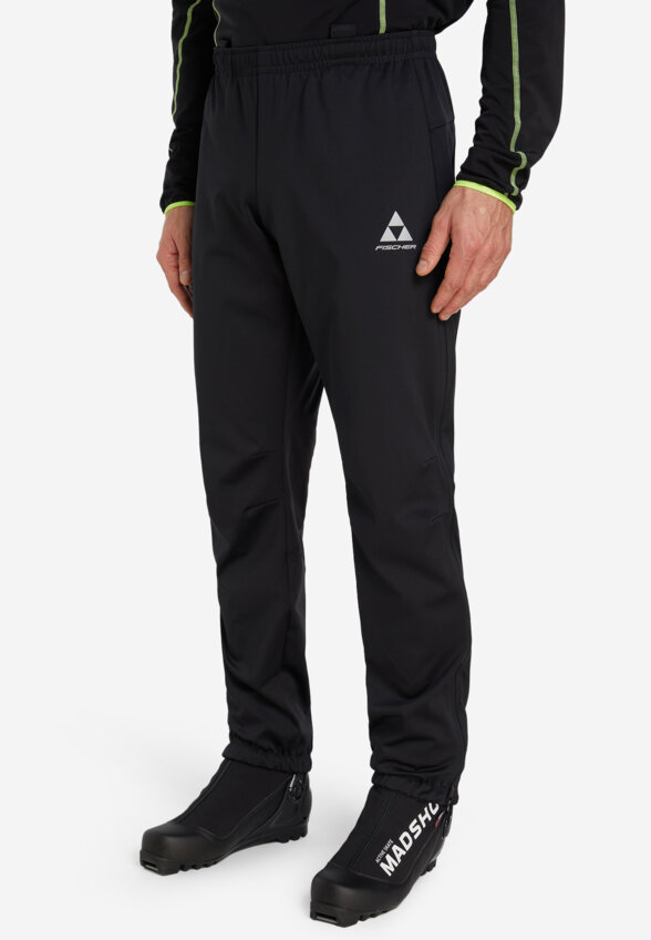 Брюки для беговых лыж мужские Fischer Softshell Light, Черный