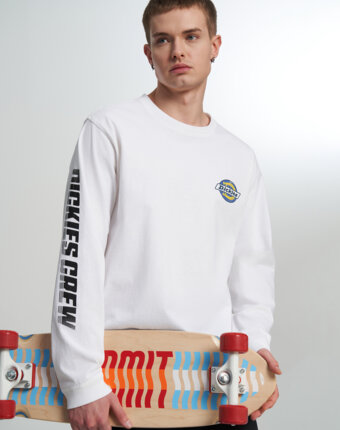 Лонгслив мужской DICKIES Nashport, Белый женщинам