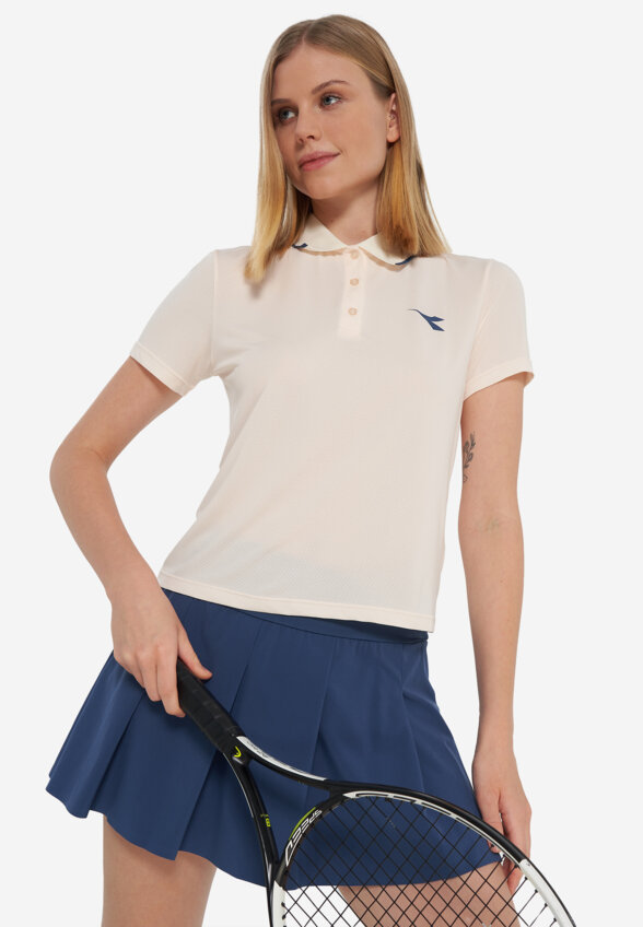 Поло женское Diadora, Бежевый