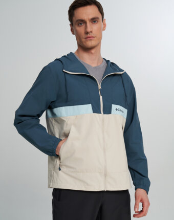 Ветровка мужская Columbia Spire Valley Hooded Windbreaker, Синий женщинам
