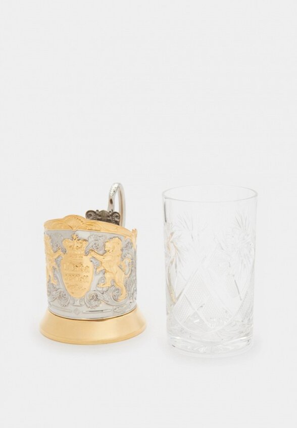 Стакан с подставкой Кольчугинский мельхиор