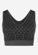 Топ бра спортивный Demix HighFlow Seamless Longline, Серый8  - превью