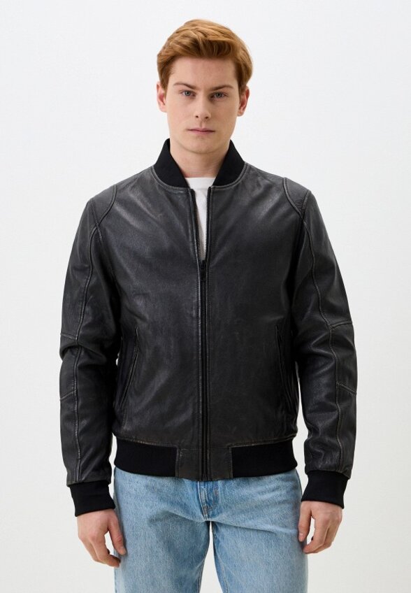 Куртка кожаная Urban Fashion for Men