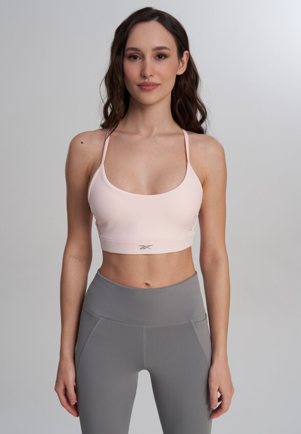 Топ бра спортивный Reebok Lux, Розовый