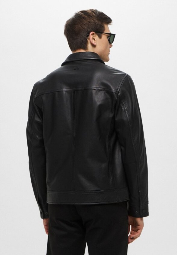 Куртка кожаная Boss